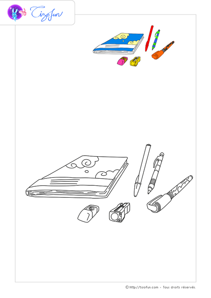 coloriage-ecole-dessins-a-colorier-pencils