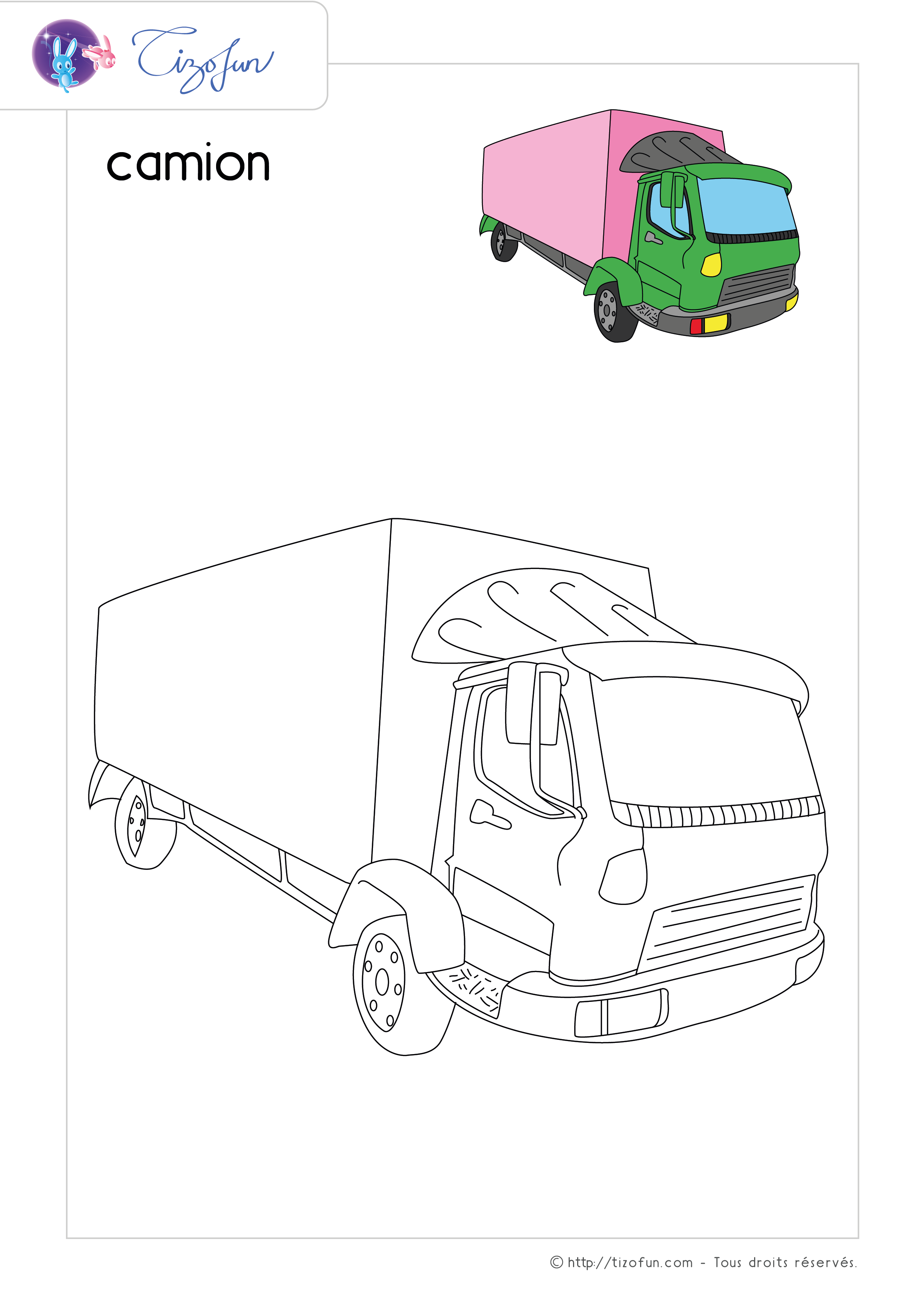 coloriage-transport-dessin-camion